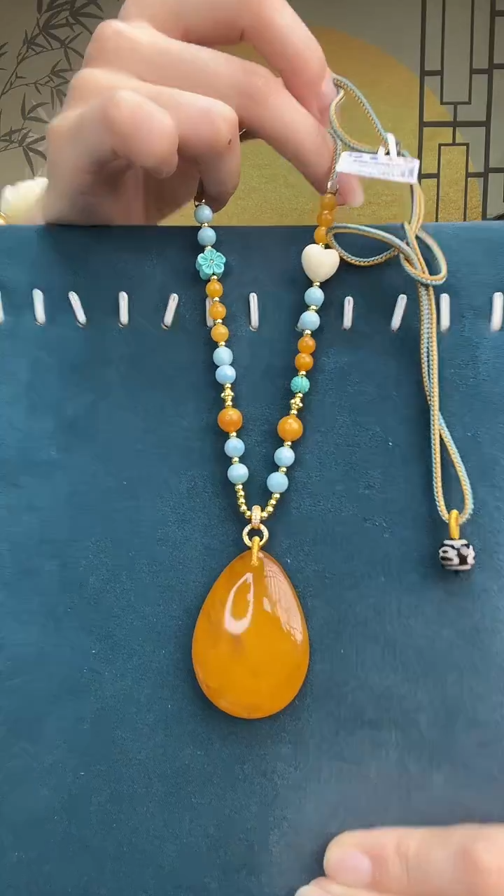 裸石琥珀未镶嵌A1478天然蜜蜡