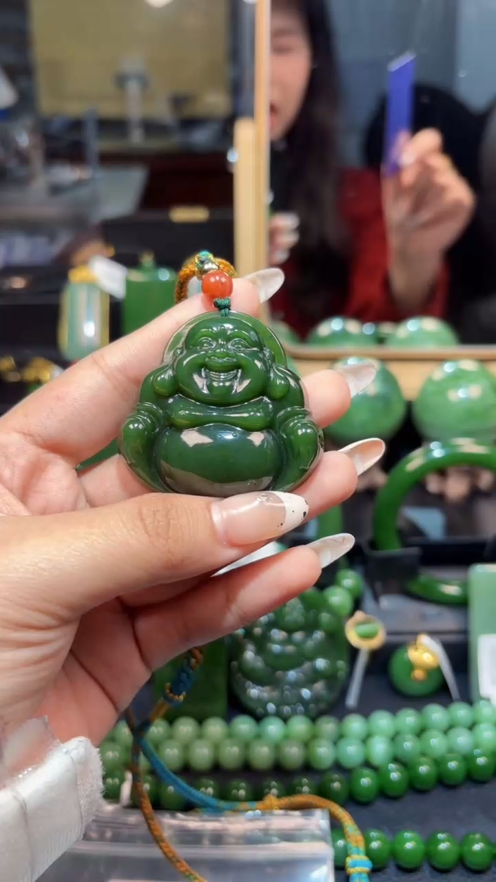 【闪购商品】和田玉（碧玉）颈饰未镶嵌1