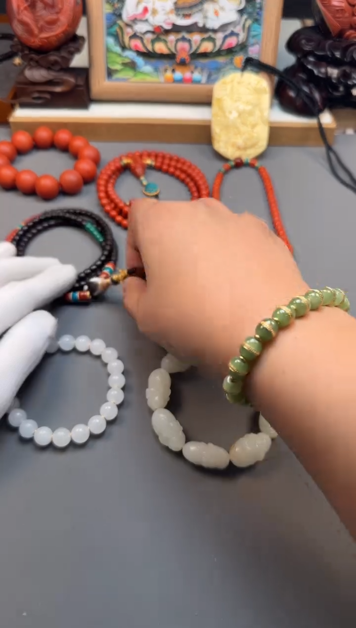 【闪购商品】和田玉手串手串未镶嵌手串手串