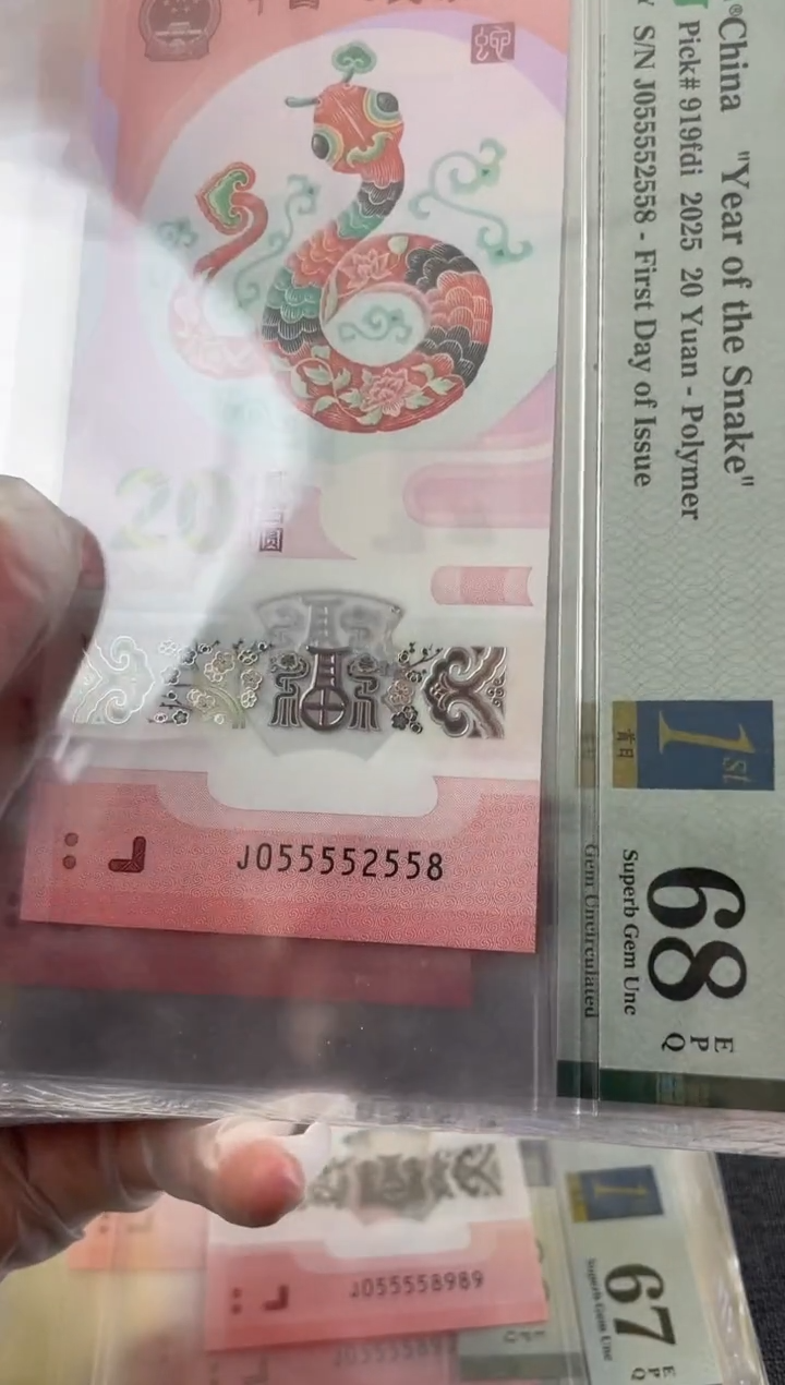 【闪购商品】塑料PMG蛇钞4个5头尾2558