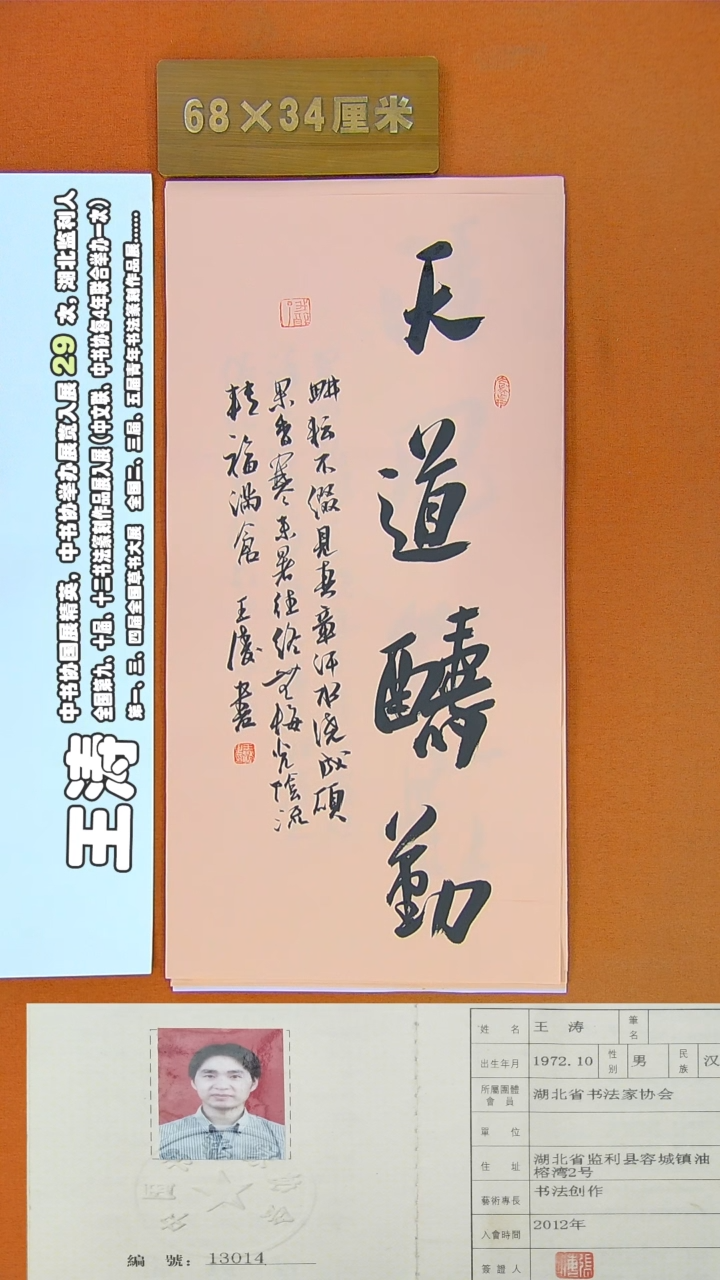 书法42R王涛书法作品