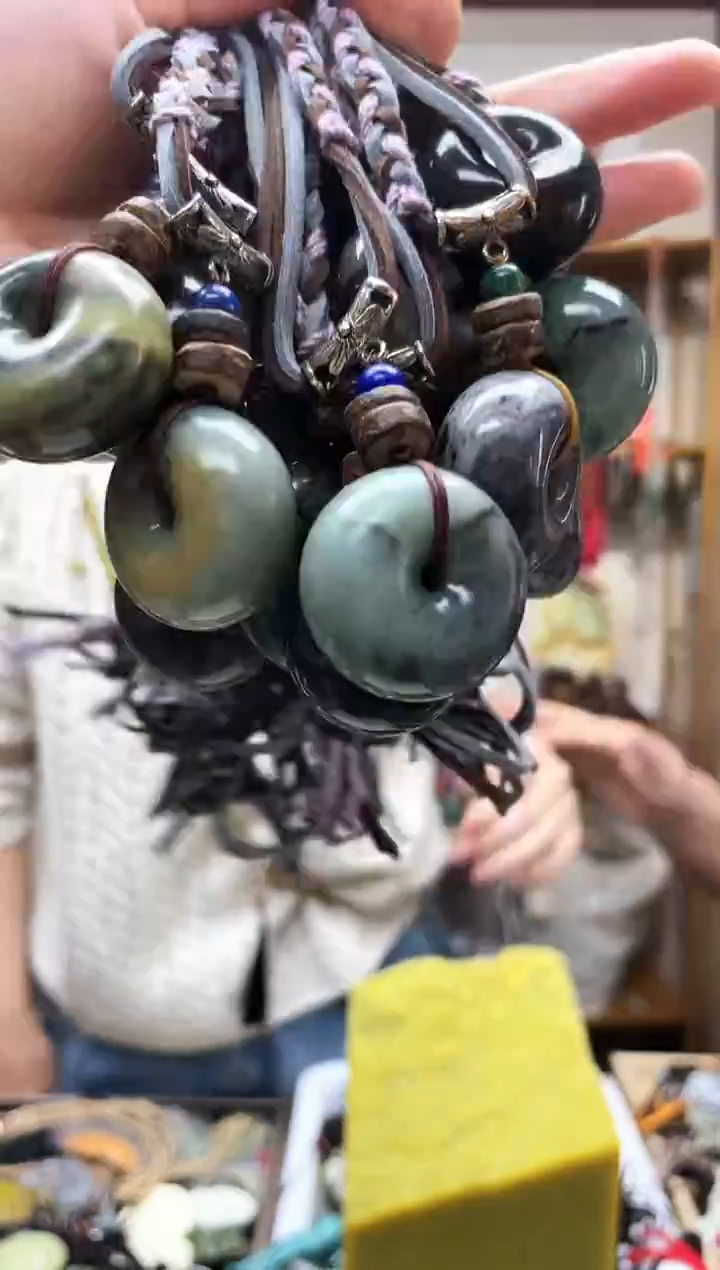 未镶嵌岫玉吊坠多样性发货拍一发一