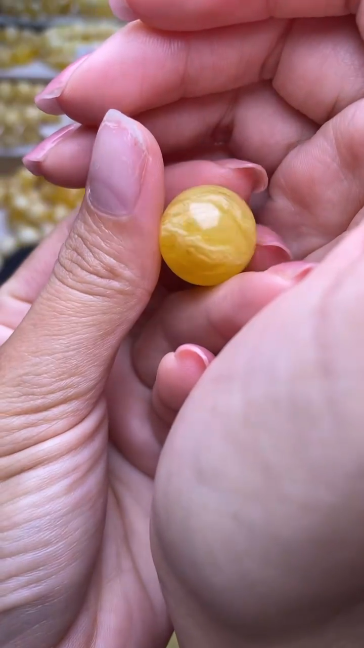 未镶嵌蜜蜡裸石葵.29