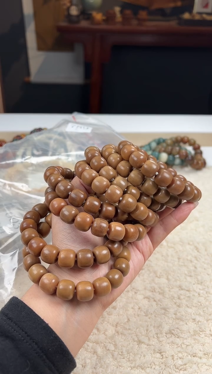【闪购商品】菩提根/象牙果手串13猪油膏不挑（789）