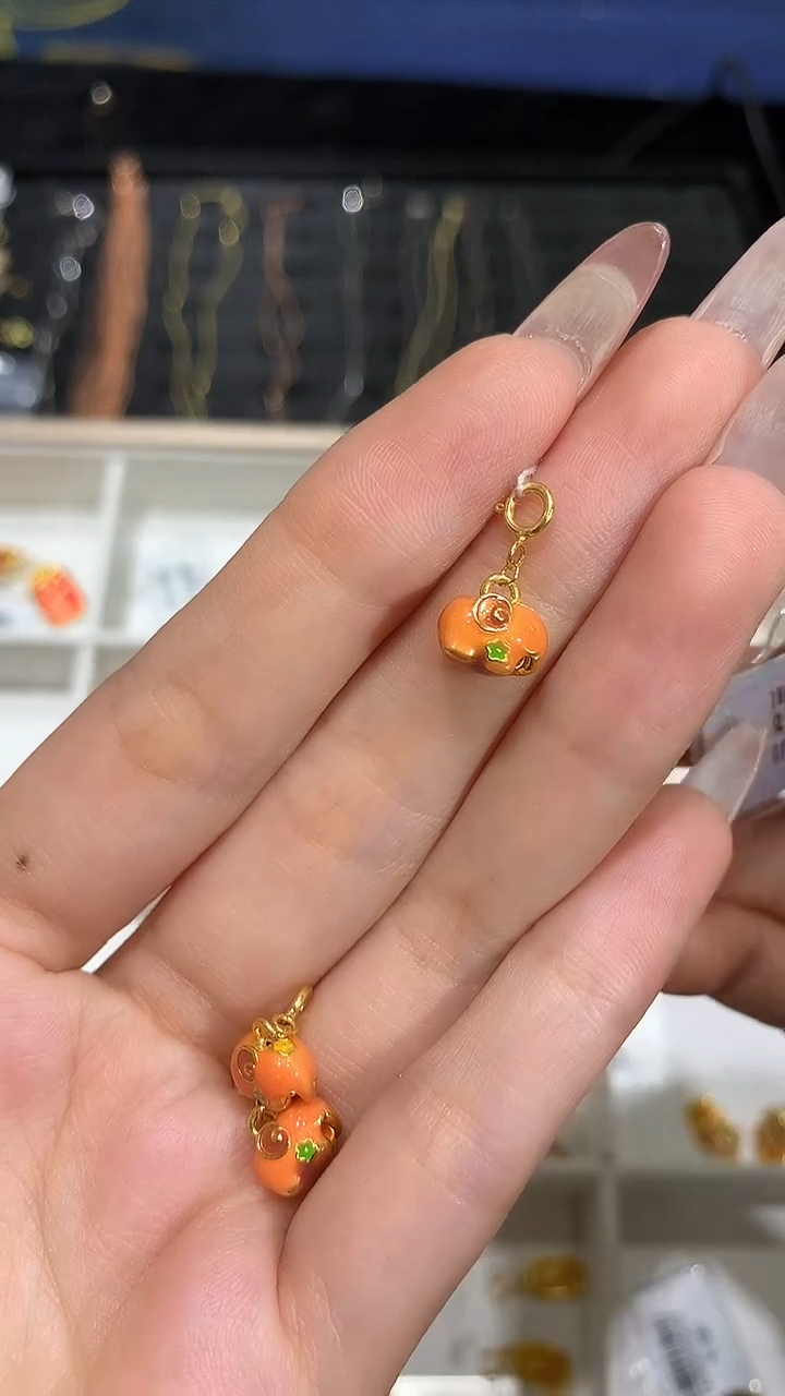 【闪购商品】18K金吊坠(不含链)吉祥如意多样性发一