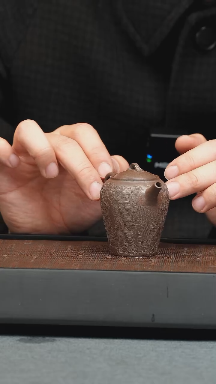【闪购商品】紫砂茶壶五堂 布纹不问