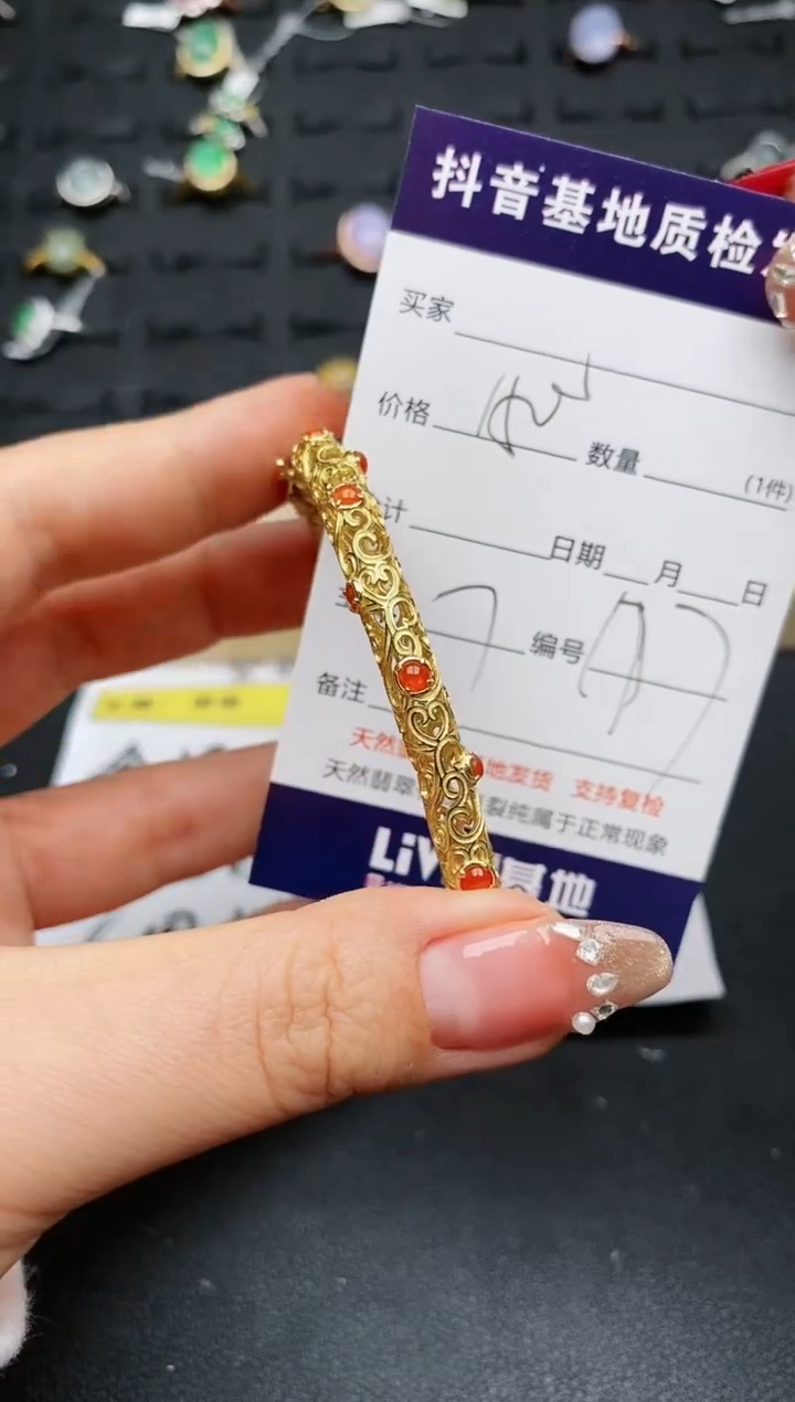 【闪购商品】翡翠手镯银S925镶嵌..........