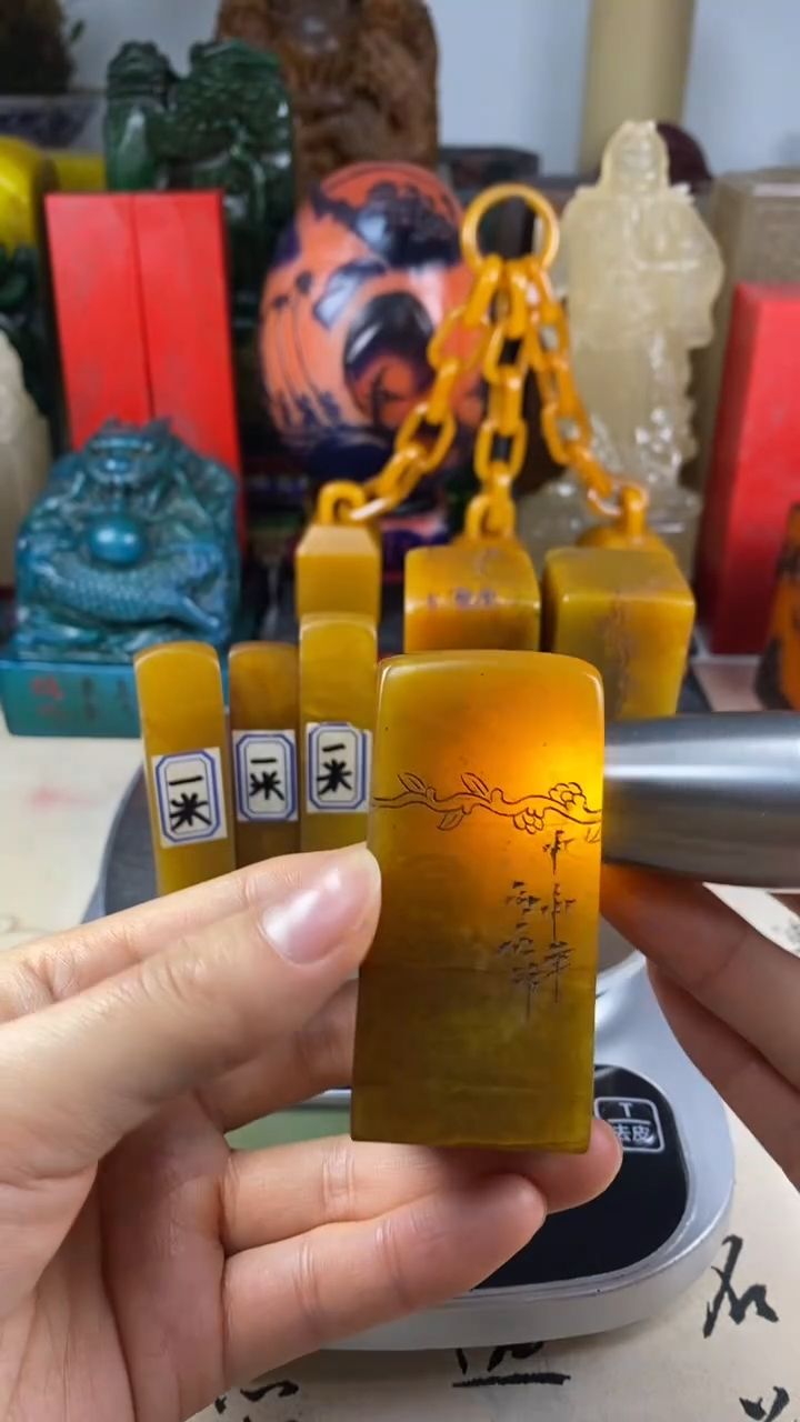 寿山石印石1寿山石随机发货