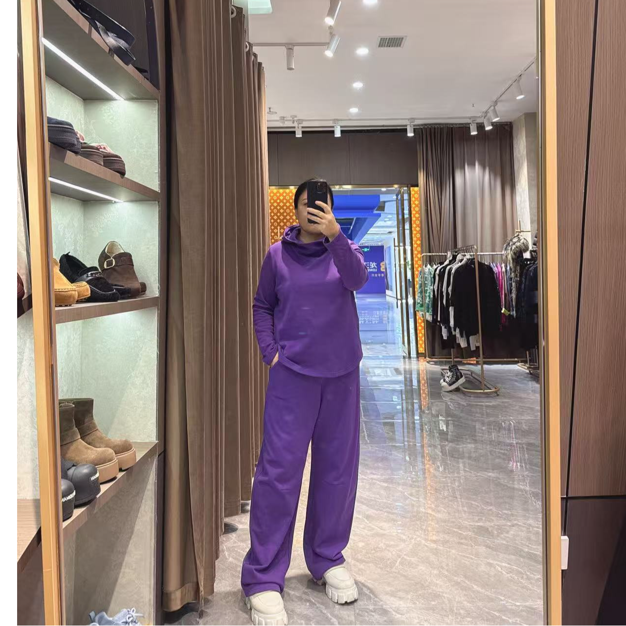 时尚套装女装连帽休闲裤宽松