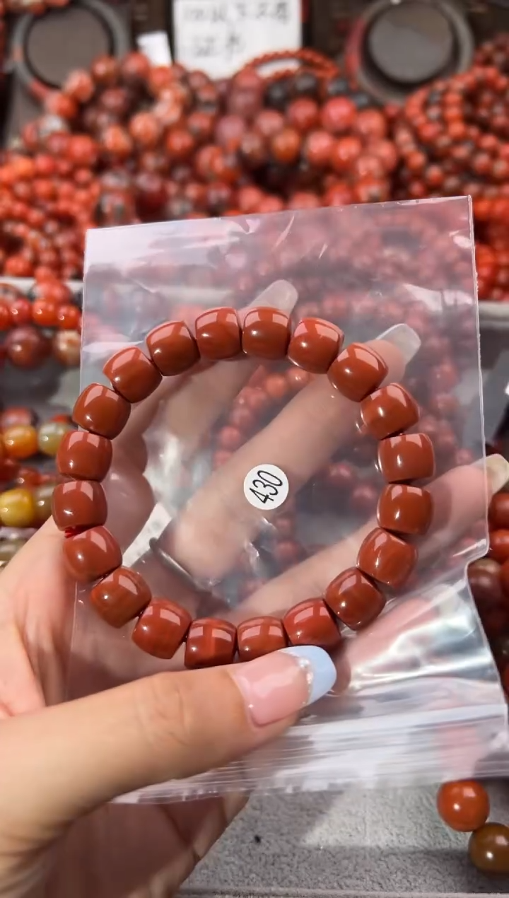 未镶嵌手串南红玛瑙浪**涯11