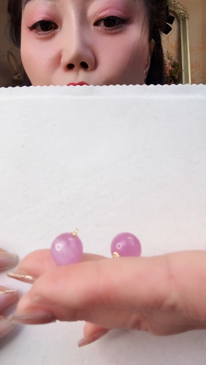 【闪购商品】锂辉石耳饰未镶嵌耳饰