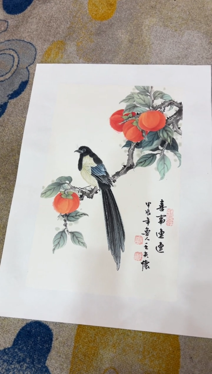 【闪购商品】国画1.16-王夫怀-四尺三开-060