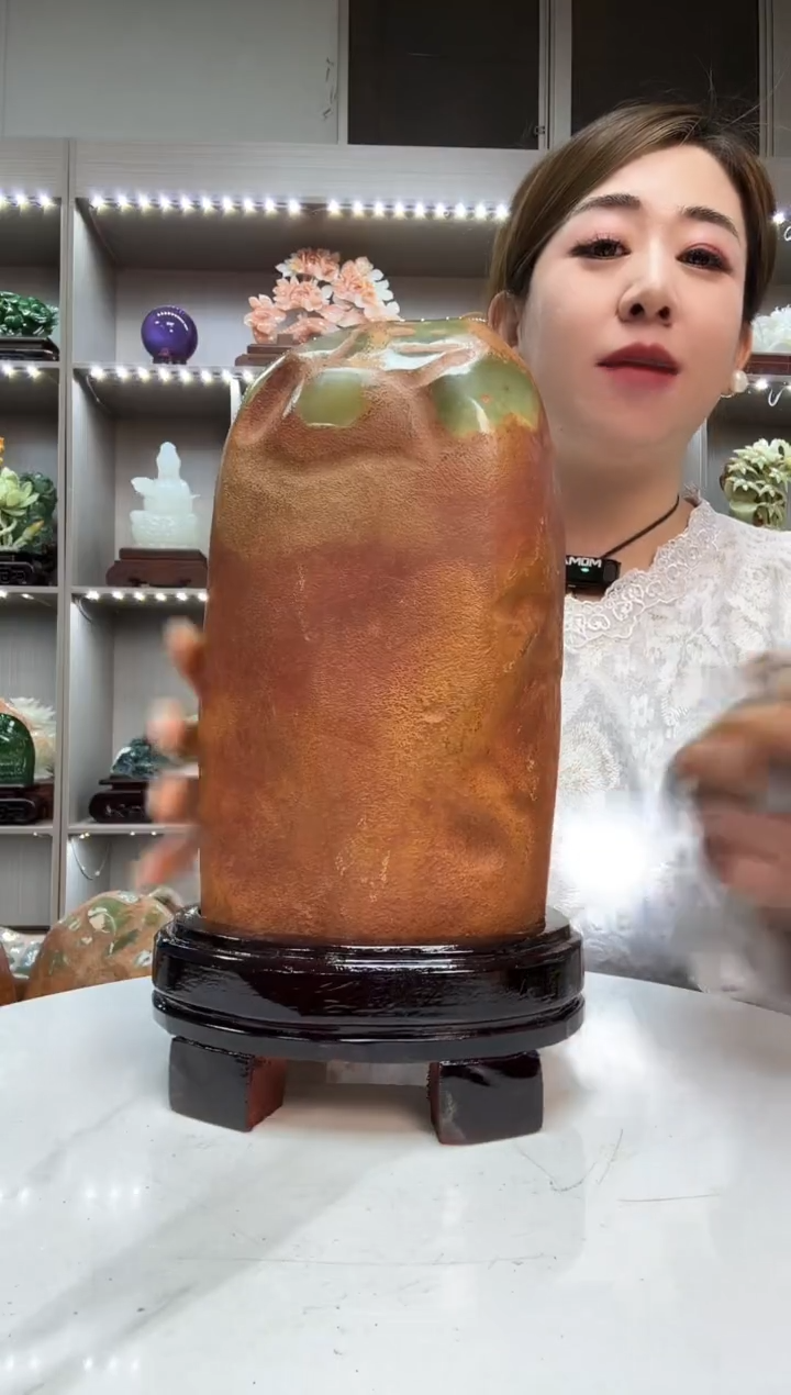 石材天然石材家居摆件办公室客厅玄关高档摆件