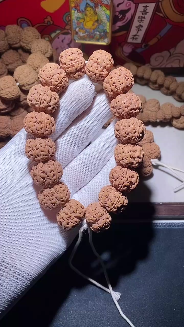 【闪购商品】金刚菩提手串飞碟粗筋蜂窝双龙21