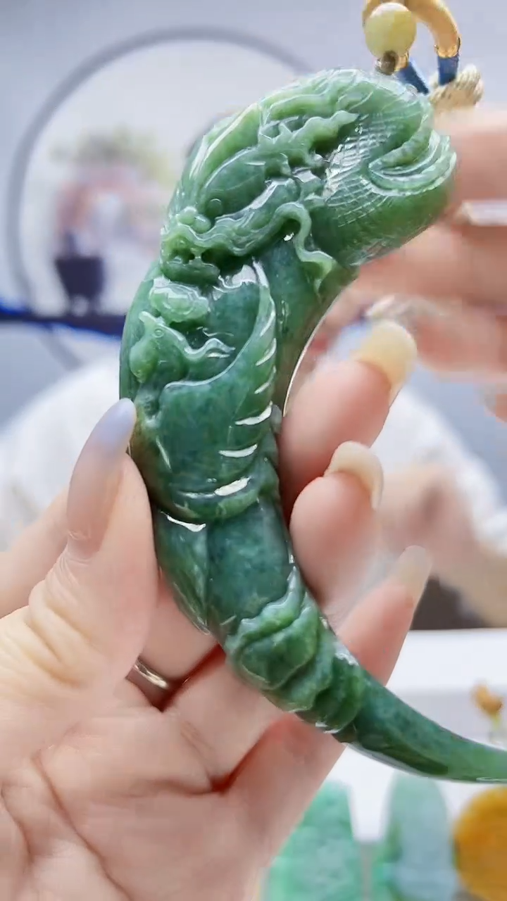 未镶嵌定制翡翠毛货挂件30