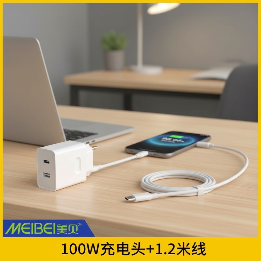 美贝K35套装超级快充 1.2米数据线