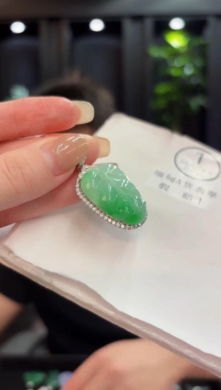 颈饰未镶嵌翡翠  缅料A货/支持复检/一件