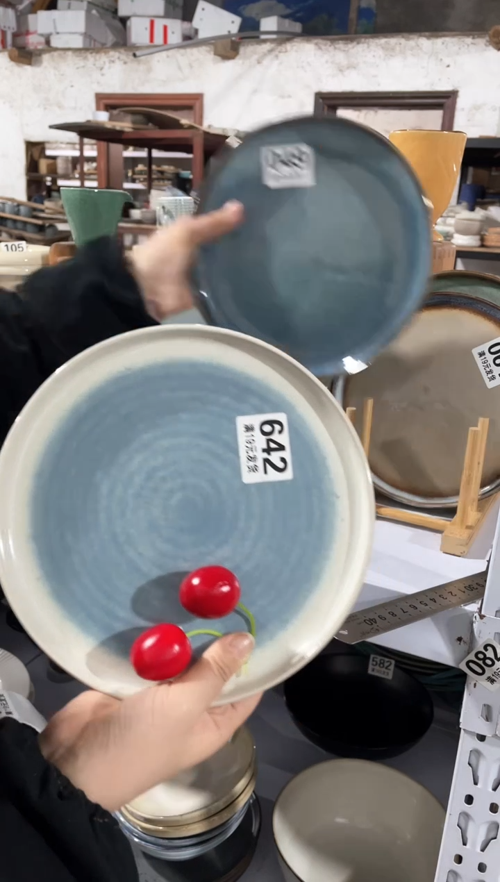 【闪购商品】碗微瑕（2件套）049+642盘子