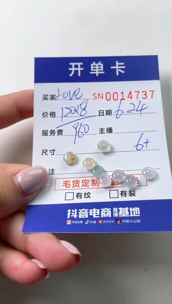 翡翠未镶嵌颈饰L****子00014737