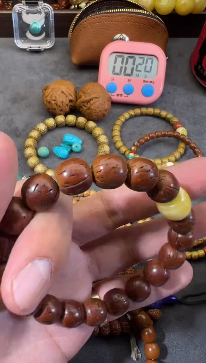 【闪购商品】桃核吊坠桃核手串1