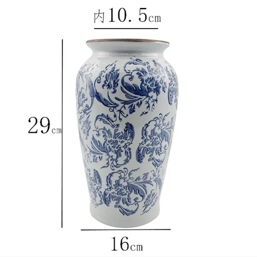 青花瓷花瓶打孔订单备注