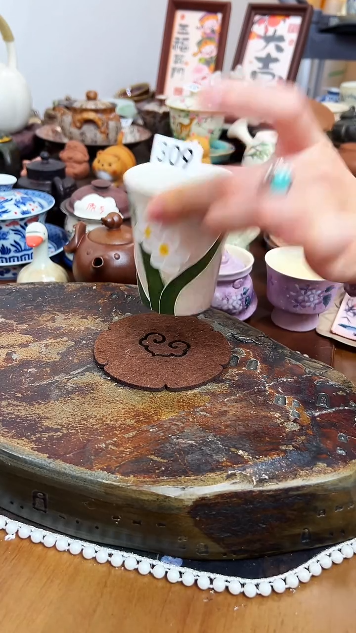  【茶瓷物语】手绘可乐杯