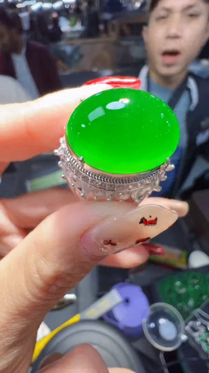 【闪购商品】定制翡翠未镶嵌蛋面商品多样性发货1