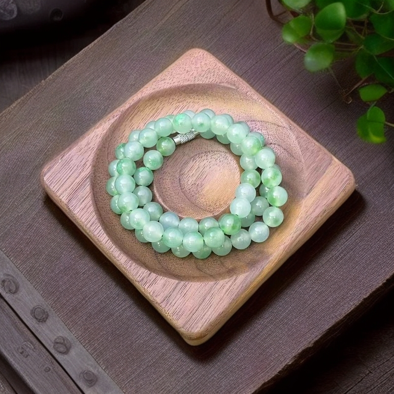 佳玺甄选 329DIY冰绿花 8mm