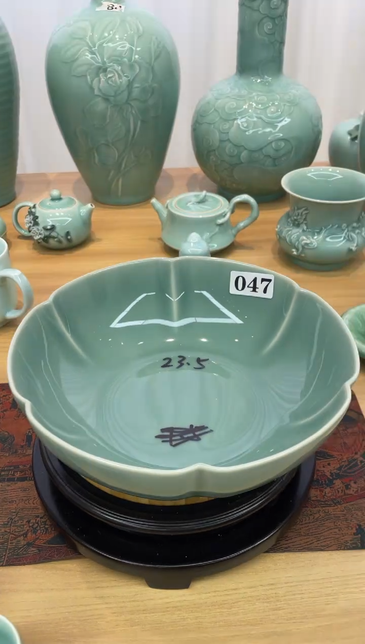 汤碗特价福利 微瑕 慧仙青瓷