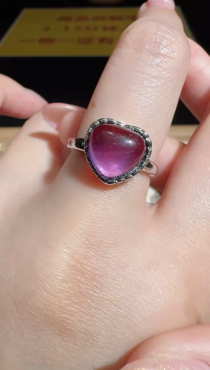 【闪购商品】萤石戒指合金发一件