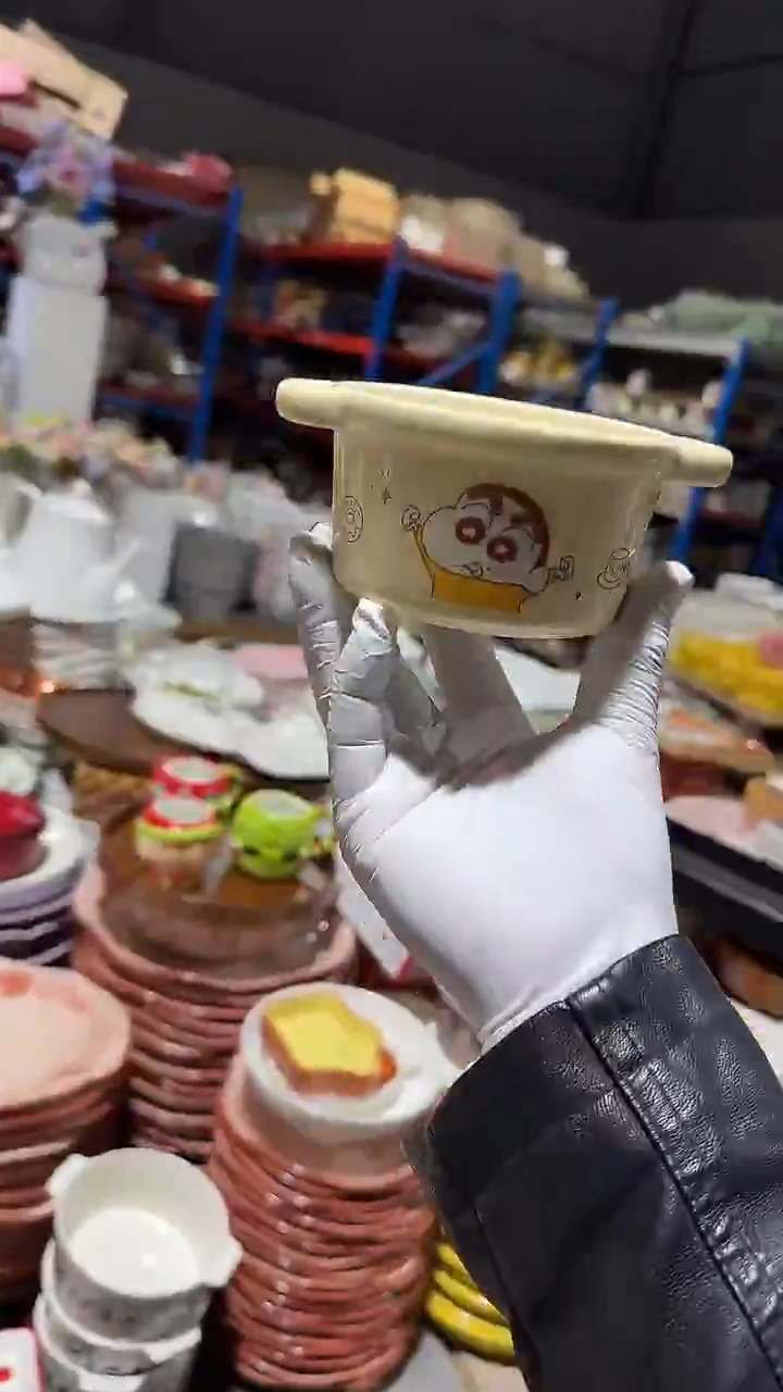 陶瓷双耳碗微瑕 凑满20元包邮