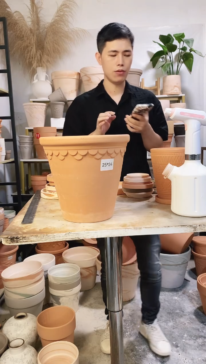 25*23红陶巴洛克 1盆无托