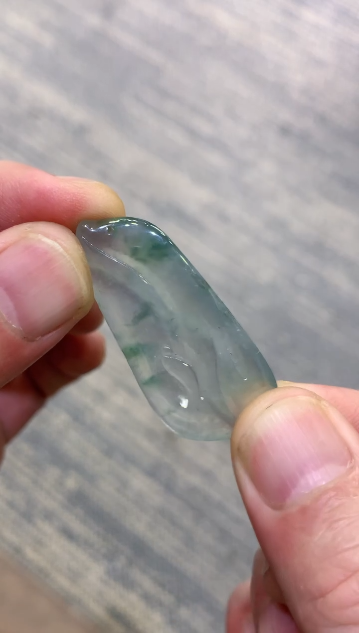 颈饰未镶嵌翡翠天然A货翡翠