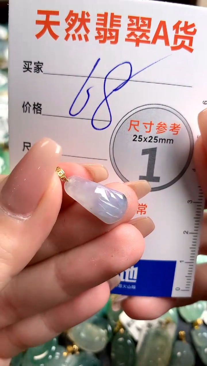 【闪购商品】翡翠颈饰18K金镶嵌13007763