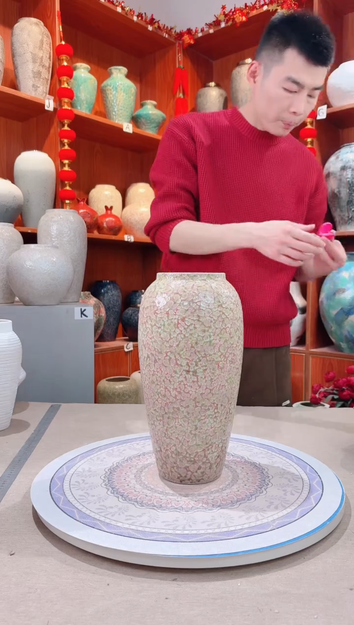 【闪购商品】瓶陶瓷花瓶 无花 微瑕a354 