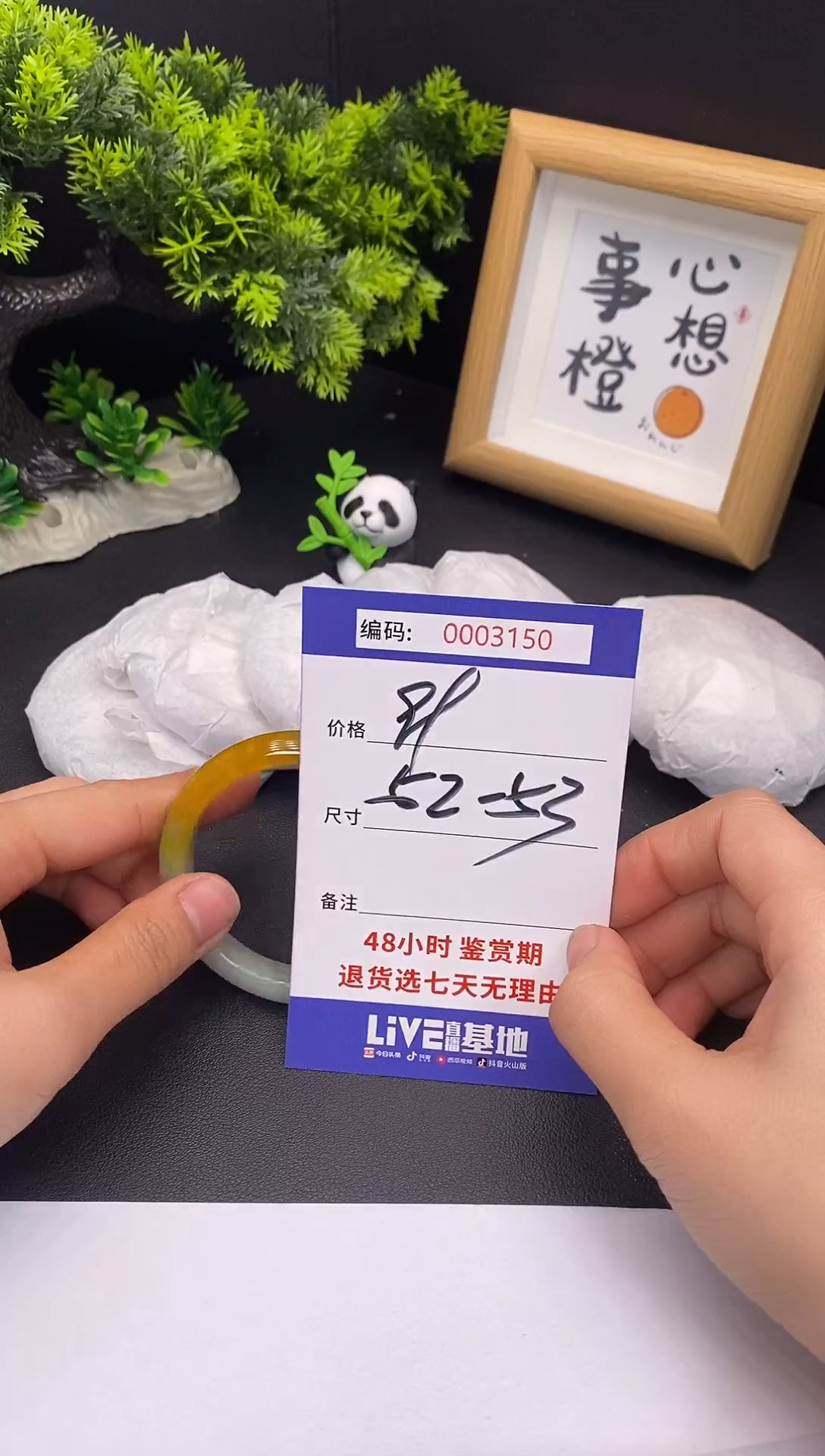 未镶嵌手镯翡翠0003150