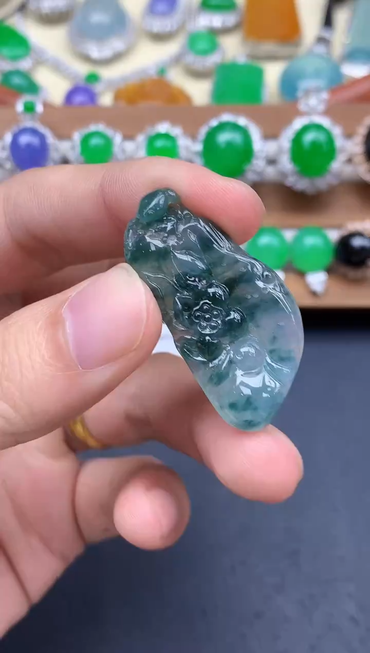 颈饰未镶嵌翡翠208-中国好珍宝