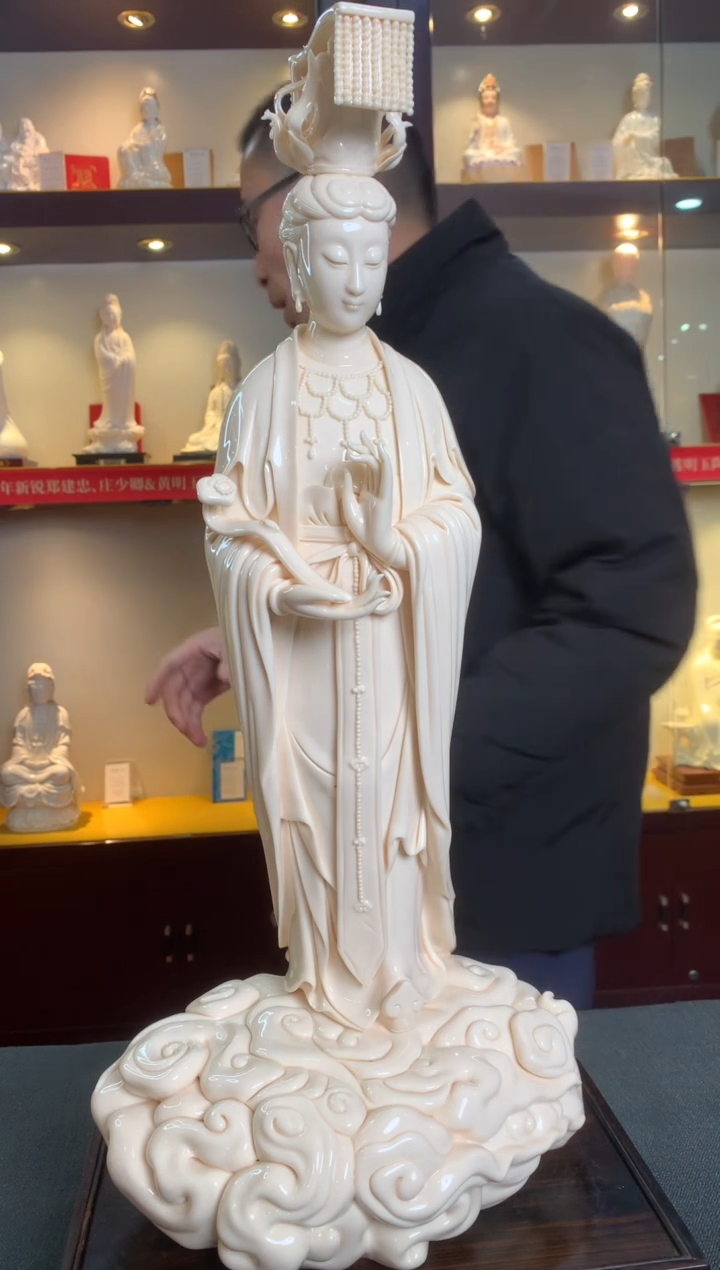 【闪购商品】摆件德化白瓷 两岸福音