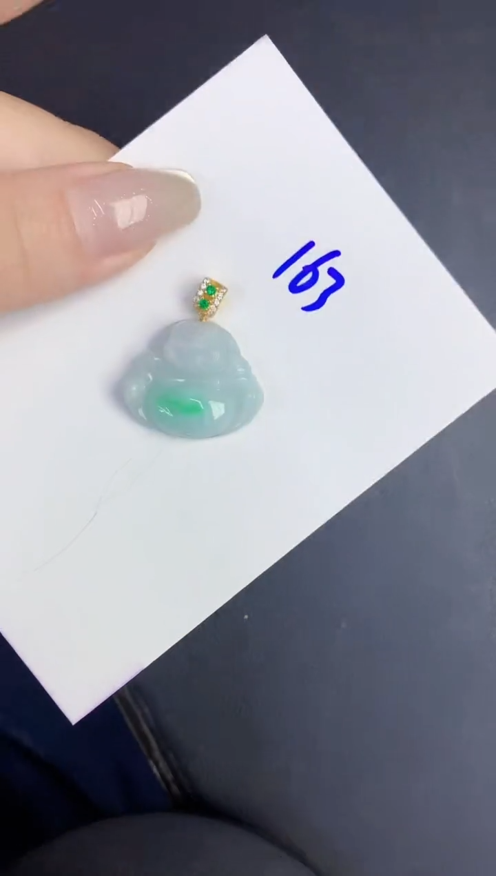 翡翠未镶嵌颈饰缅甸天然翡翠A货