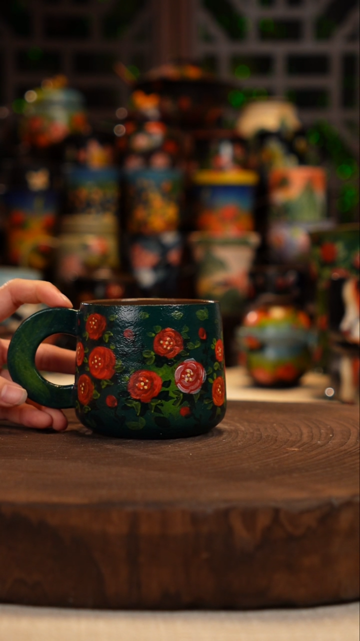 油画    手绘釉下彩