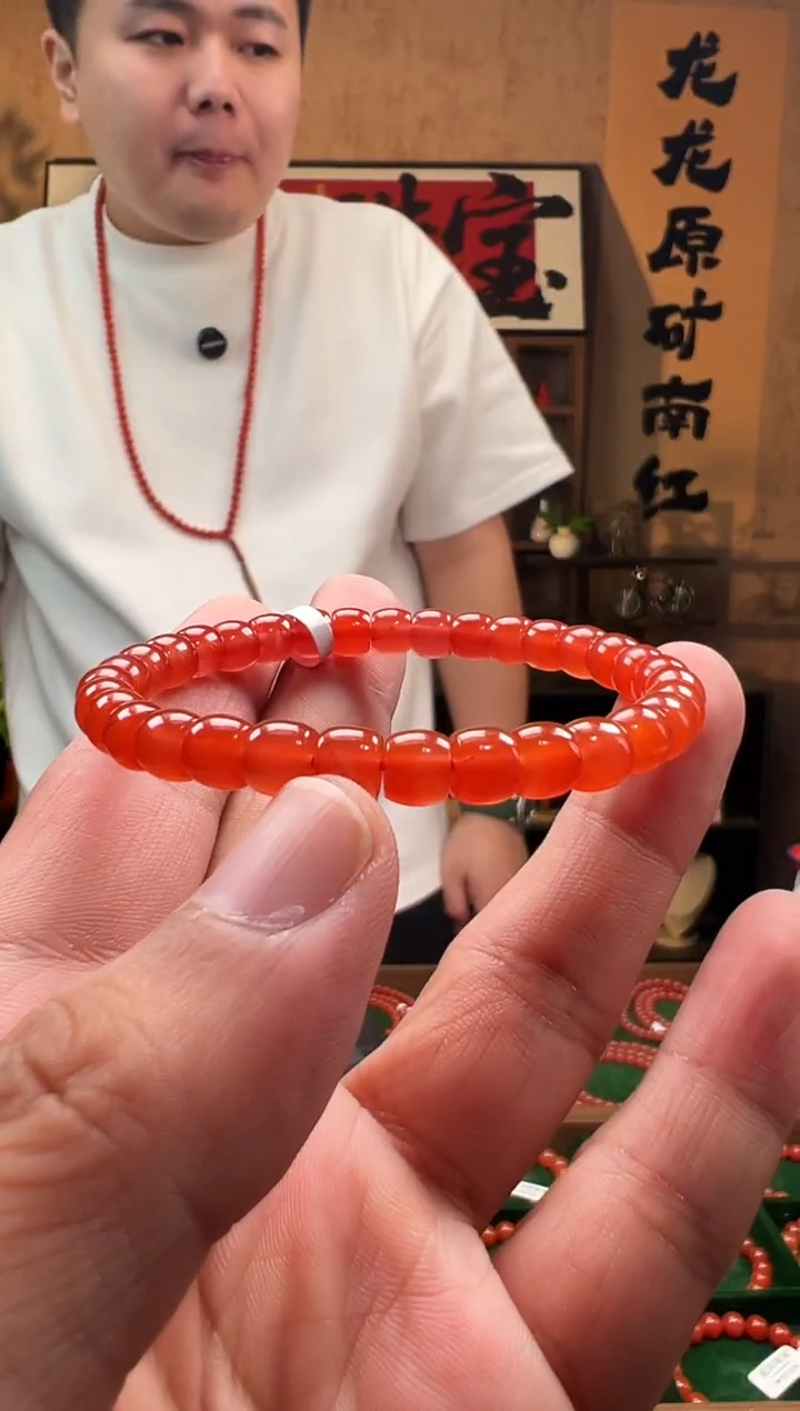 手链未镶嵌南红玛瑙保山南红6m/lba12001多样性发货