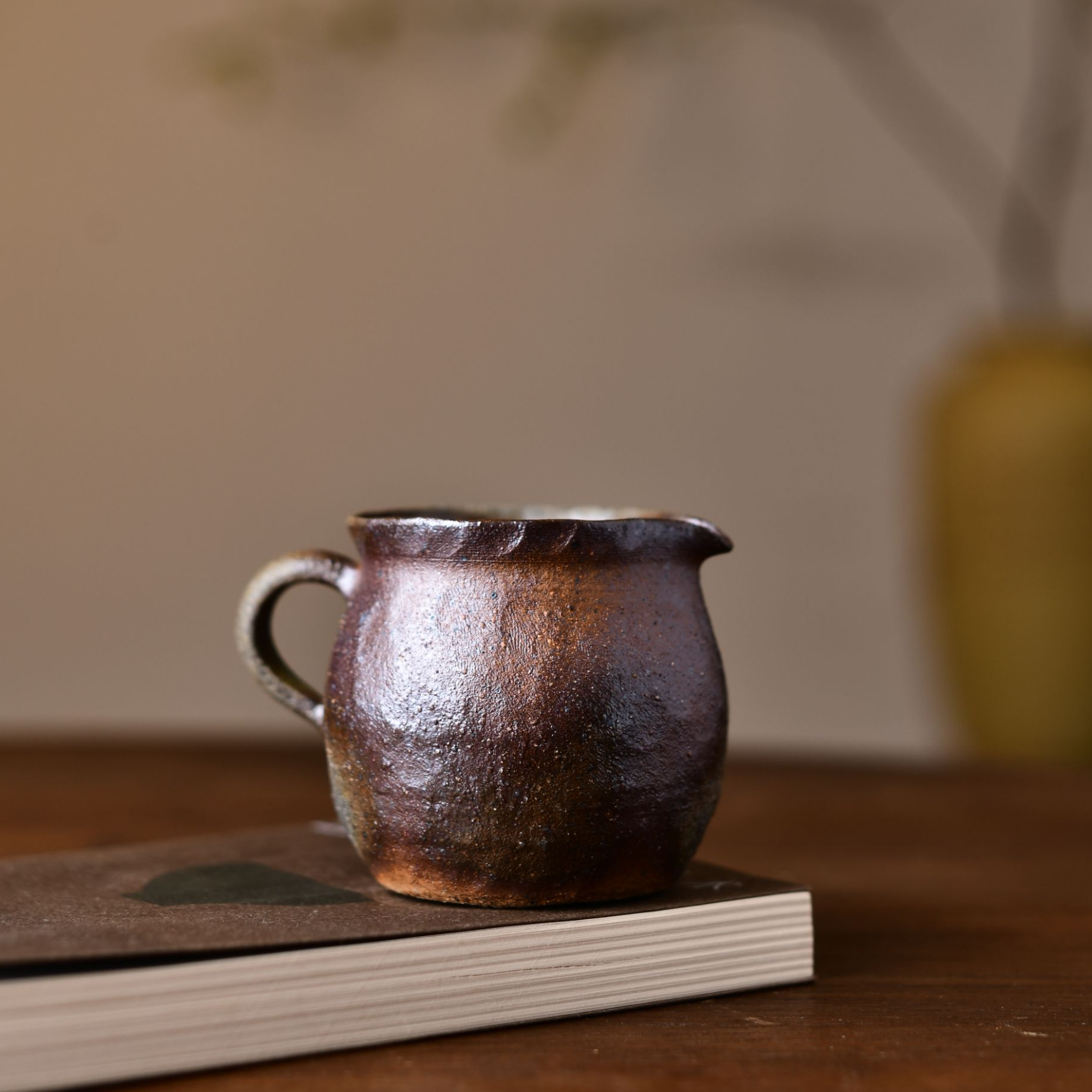 全手工本山老段泥 锤纹手柄公道杯200ml/古韵公道杯125ml