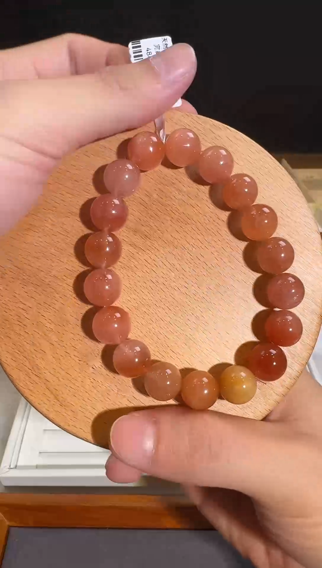 未镶嵌手链水晶兔毛手链9号链接 卡12m+