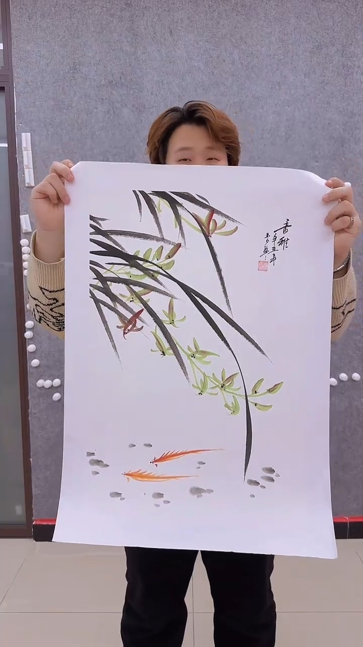 【闪购商品】国画李玉夕手绘国画