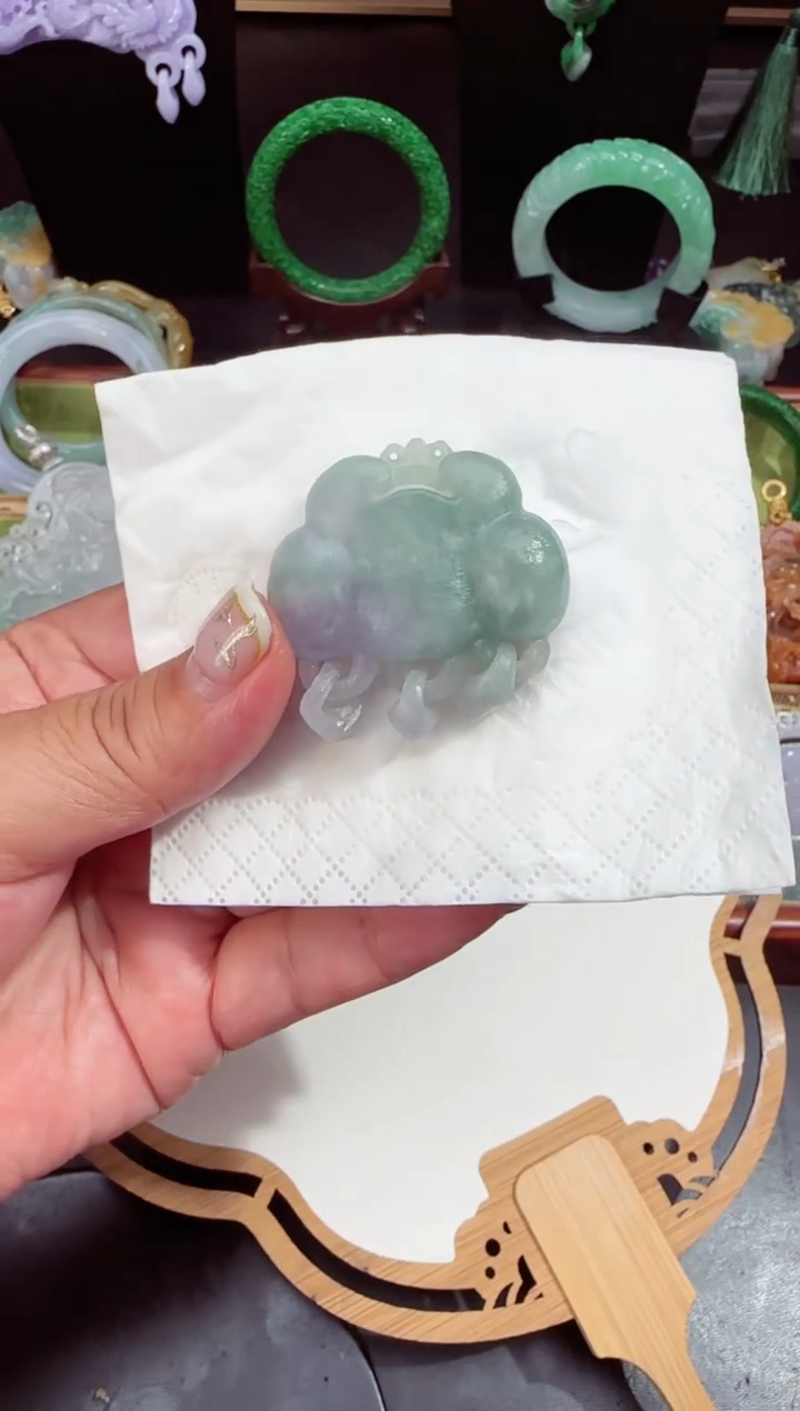 定制翡翠未镶嵌拍照