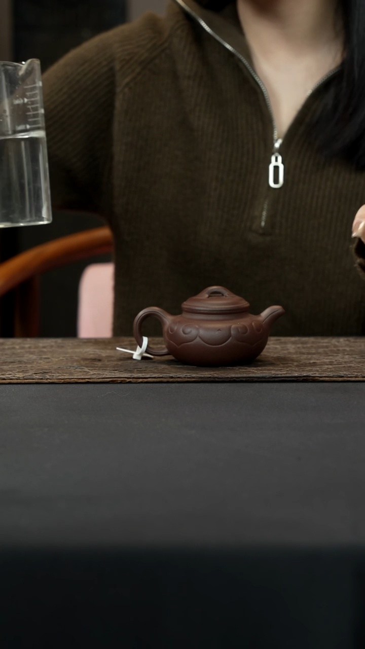 【闪购商品】紫砂茶壶底槽清如意仿古150cc