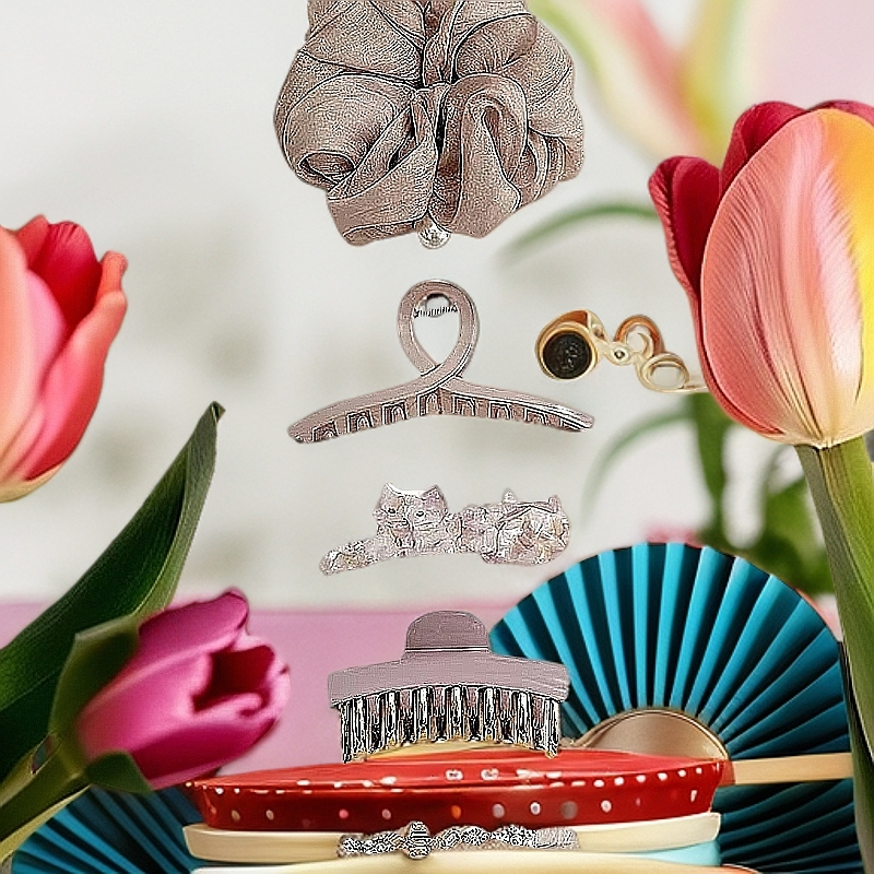 ④A44款 JZ 镶钻时尚 发夹