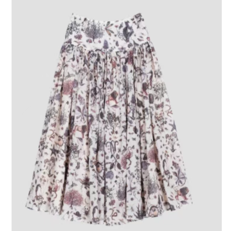 AUGNINE 花海法式浪漫收腰大摆A字裙