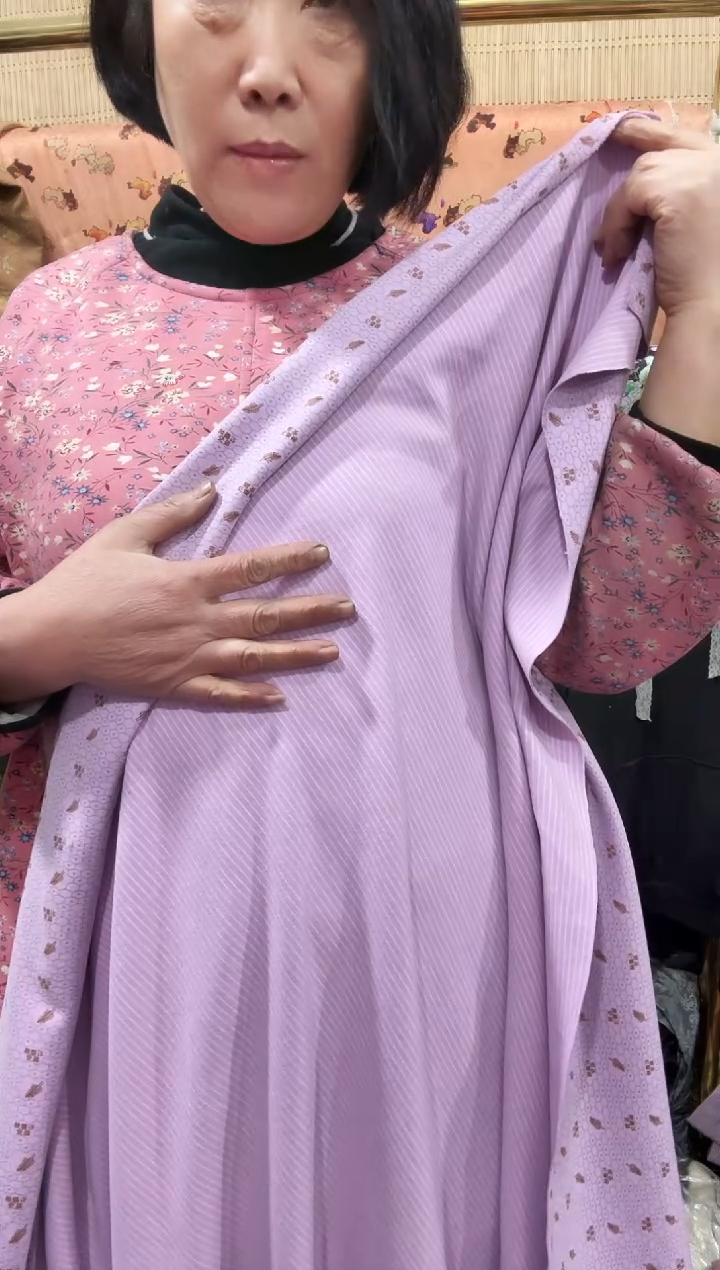 石墨烯紫色条纹两米残布处理无售后介意勿拍 