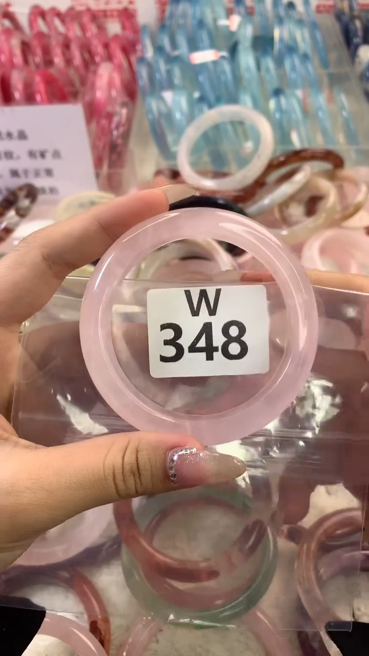 水晶手镯W未镶嵌水晶348-58